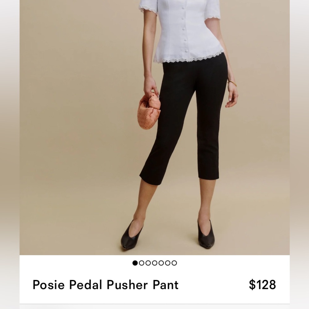 Reformation “Posie Pedal Pusher Pant”